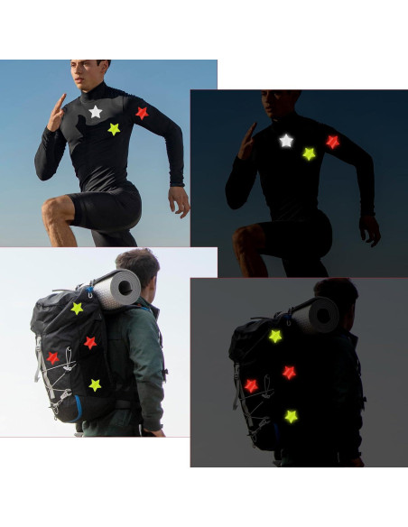 30 Calcomanías Reflectantes Estrella Abeillo - 6 cm