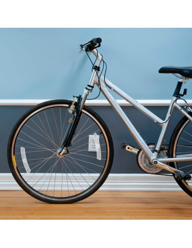 10 Reflectores de Rueda de Bicicleta BIUDECO Blancos