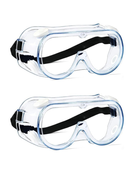 Gafas de Seguridad KeeboMed KMG1 Anti-Vaho y Ajustables