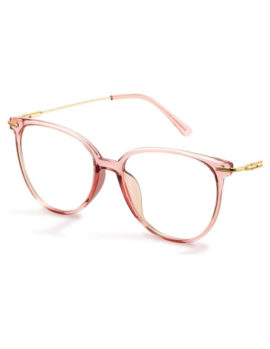 Gafas Anti Luz Azul Gaoye Montura Rosa Lente Transparente