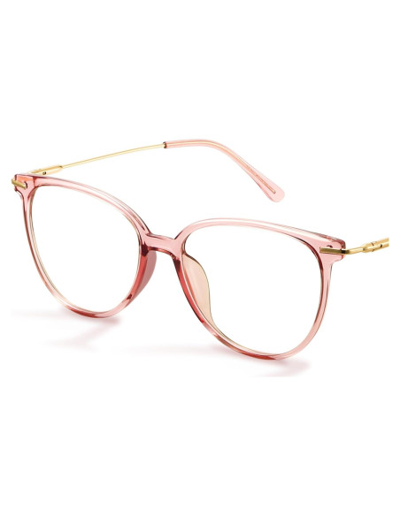 Gafas Anti Luz Azul Gaoye Montura Rosa Lente Transparente