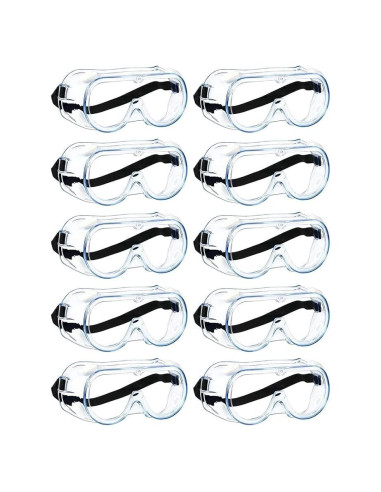 Gafas de Seguridad KeeboMed KMG1 Anti-Vaho y Ajustables