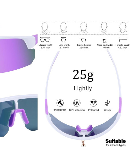 Gafas de sol polarizadas BangLong Jo578 UV400 unisex