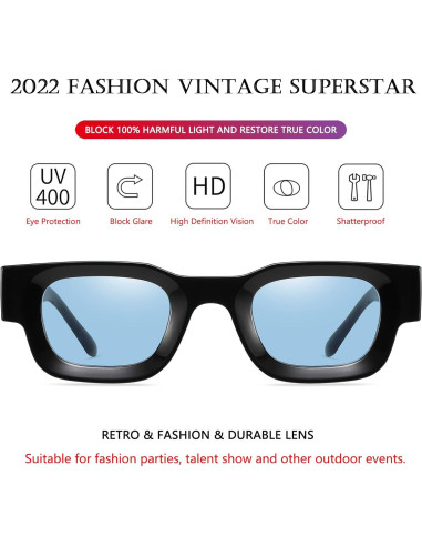 Gafas de Sol Polarizadas AIEYEZO Rectangulares Unisex