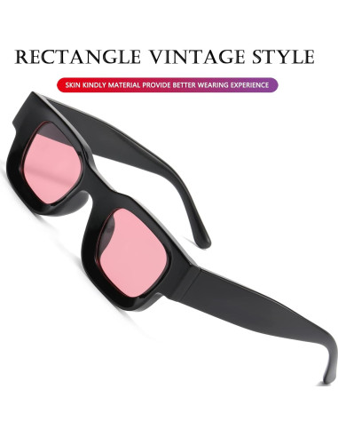 Gafas de Sol Polarizadas AIEYEZO Rectangulares Unisex 44mm