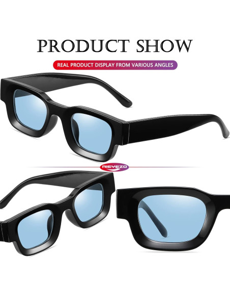 Gafas de Sol Polarizadas AIEYEZO Rectangulares Unisex