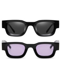 AIEYEZO Gafas de Sol Rectangulares Polarizadas UV400