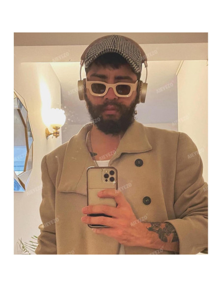 Gafas de Sol Polarizadas AIEYEZO Rectangulares Unisex 90s