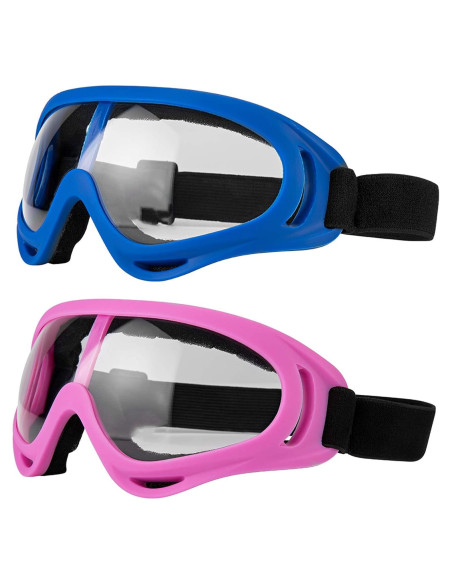 Gafas de Motocicleta LJDJ con Lentes Claras y UV400