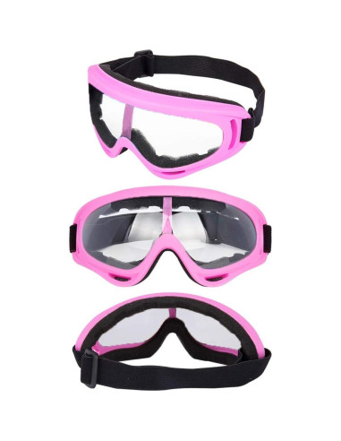 Gafas de Motocicleta LJDJ con Lentes Claras y UV400