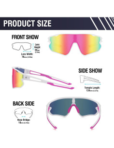 Gafas de sol DUCO DC0023 polarizadas UV400 para deportes 2