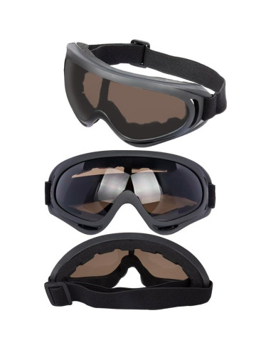 Gafas de Motocicleta LJDJ - Juego de 2 - Anti-UV