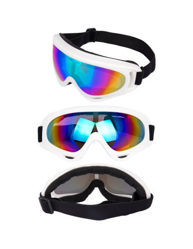 Gafas de Motocicleta LJDJ - Paquete de 2 - Anti-UV