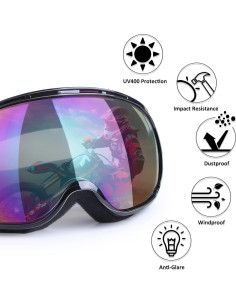 Gafas de Motocross 4-FQ G30 a Prueba de Viento y Polvo 2