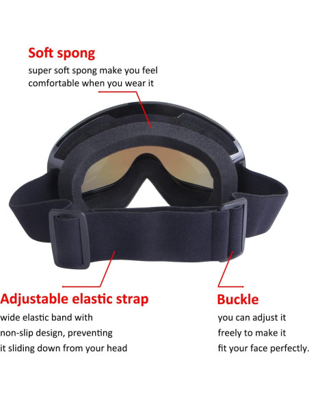 Gafas de Motocross 4-FQ G30 a Prueba de Viento y Polvo