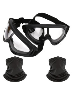 Gafas de Motocicleta LJDJ con 2 Máscaras Anti-UV