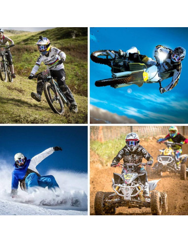 Gafas de Motocross 4-FQ HB-306 Camuflaje Rosa UV 100%