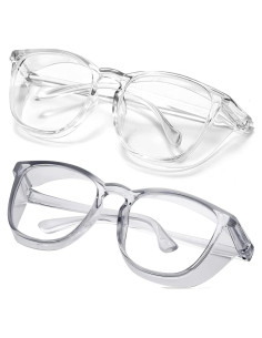 Gafas de Seguridad SQIMZAR Transparentes Anti Rayones UV