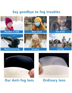 Gafas de Seguridad SQIMZAR Transparentes Anti Rayones UV 2