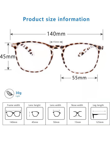 Gafas de Seguridad SQIMZAR Antiempañamiento Leopardo