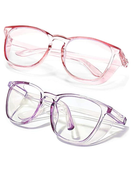 Gafas de Seguridad SQIMZAR Rosa Claro Anti Rayones UV