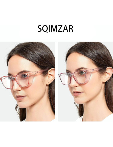 Gafas de Seguridad SQIMZAR Rosa Claro Anti Rayones UV