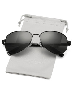 Gafas de sol AIEYEZO aviador polarizadas UV400 unisex