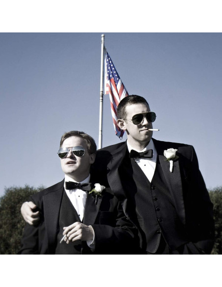 Gafas de sol AIEYEZO aviador polarizadas UV400 unisex