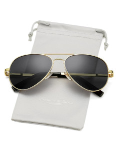 Gafas de sol AIEYEZO aviador polarizadas UV400 unisex
