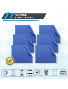 Paño de limpieza de microfibra Eco-Fused 6 unidades 17,78x15,24 cm 2