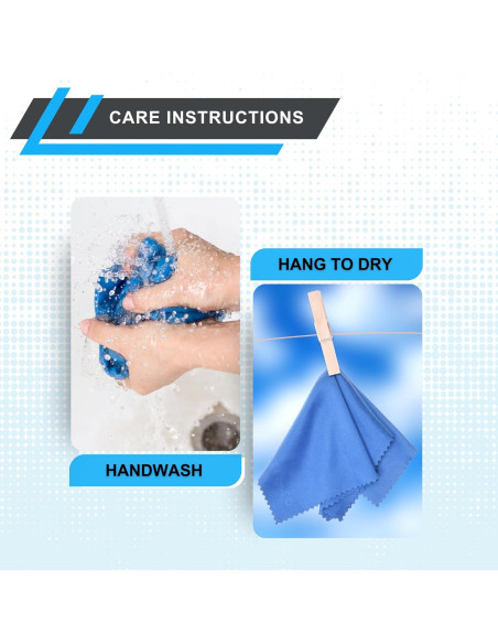 Paño de limpieza de microfibra Eco-Fused 6 unidades 17,78x15,24 cm