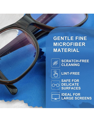 Paño de limpieza de microfibra Eco-Fused 6 unidades 17,78x15,24 cm