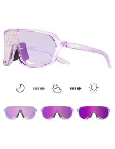 Gafas de Ciclismo KAPVOE Fotoquímicas UV400 para Adultos