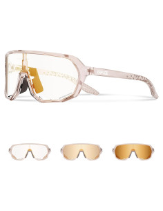 Gafas de Ciclismo KAPVOE Fotoquímicas UV400 para Adultos