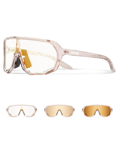 Gafas de Ciclismo KAPVOE Fotoquímicas UV400 para Adultos