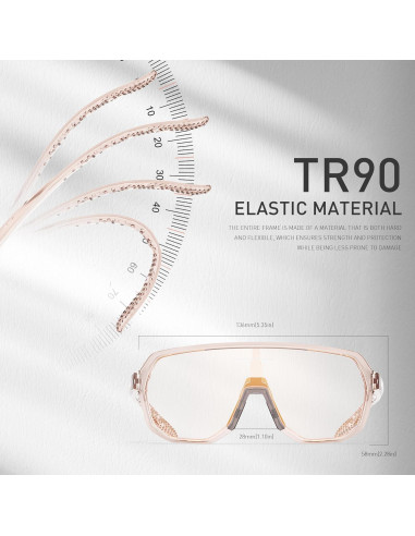 Gafas de Ciclismo KAPVOE Fotoquímicas UV400 para Adultos