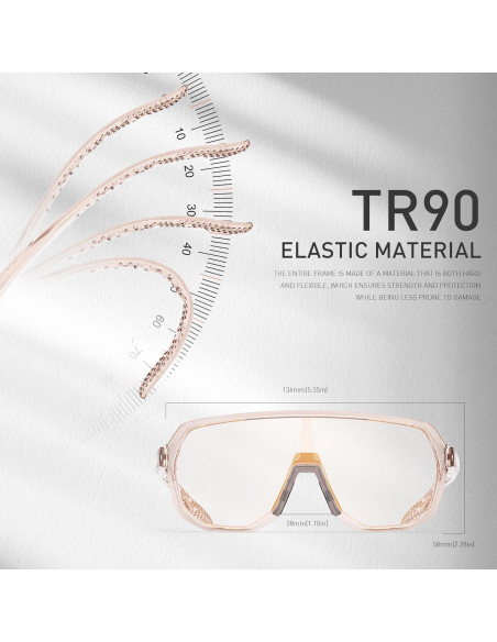 Gafas de Ciclismo KAPVOE Fotoquímicas UV400 para Adultos