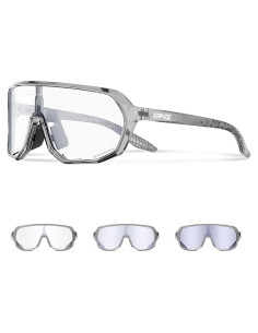 Gafas de Ciclismo KAPVOE Fotoquímicas UV400 Plata