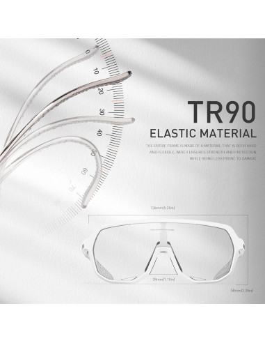 Gafas de Ciclismo KAPVOE Fotoquímicas UV400 para Adultos
