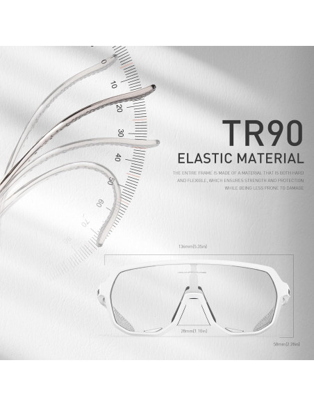 Gafas de Ciclismo KAPVOE Fotoquímicas UV400 para Adultos