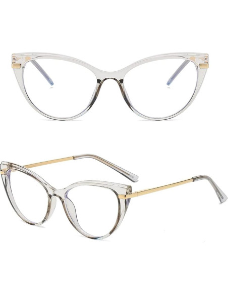 Gafas LJCZKA bloqueadoras luz azul para mujeres, ojo de gato