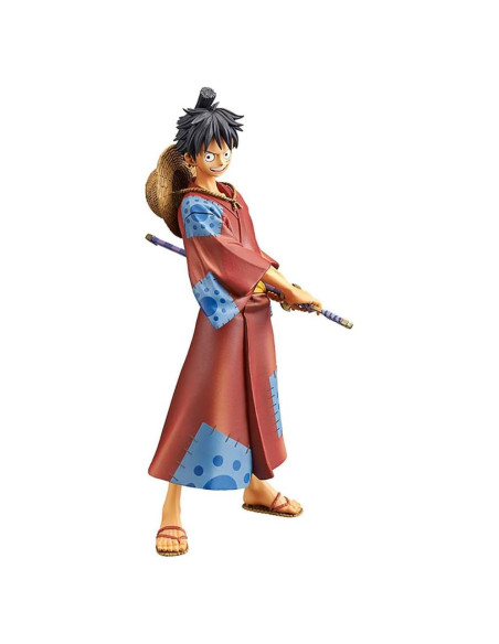 Figura coleccionable Banpresto One Piece Luffy Wanokuni 16 cm