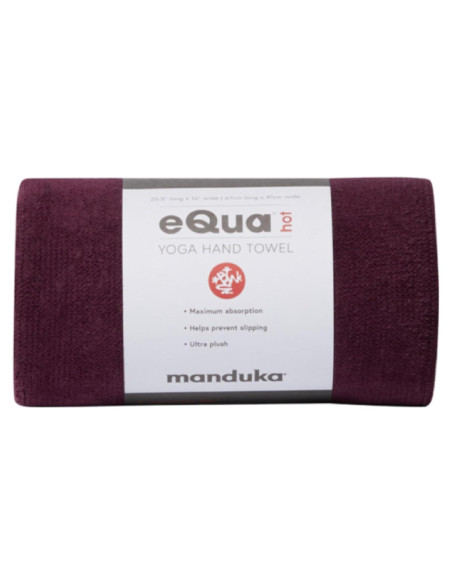 Toalla de Yoga Manduka eQua Hot Microfibra 40x67 cm Acai Toalla de Yoga Manduka eQua Hot Microfibra 40x67 cm Acai