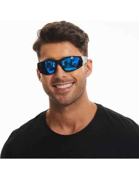 Gafas de sol BNUS polarizadas con lente de vidrio - Moda