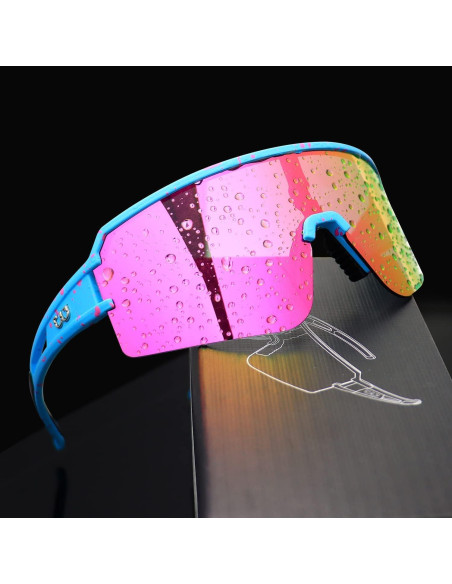 Gafas de sol polarizadas ZEMFAY UV400 para ciclismo y correr