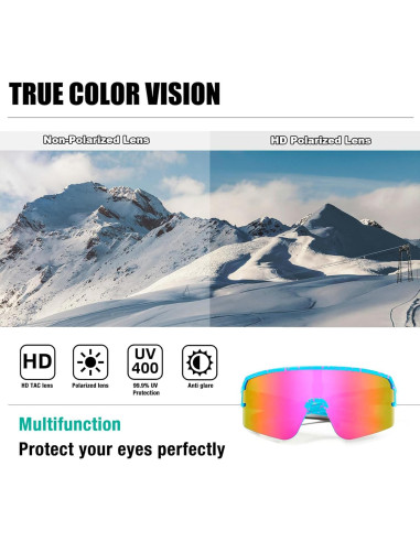 Gafas de sol polarizadas ZEMFAY UV400 para ciclismo y correr