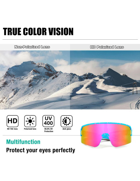 Gafas de sol polarizadas ZEMFAY UV400 para ciclismo y correr