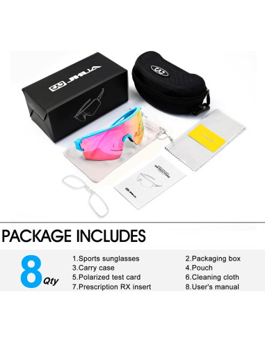 Gafas de sol polarizadas ZEMFAY UV400 para ciclismo y correr