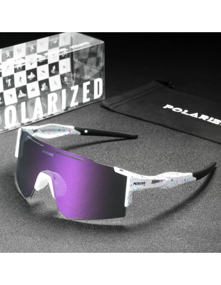 Gafas de sol ZEMFAY UV400 deportivas unisex ligeras