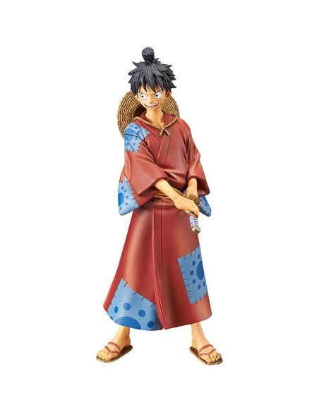 Figura coleccionable Banpresto One Piece Luffy Wanokuni 16 cm